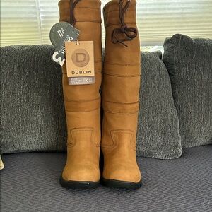 Tall Suede All-Weather Barn Boots